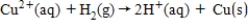 <strong>The following has a potential of 0.34 V.   If the concentrations of each of the ions is 1.0 M and the pressure of H<sub>2</sub> is 1.0 atm,then E° for the half-reaction   is _____.</strong> A) 0.17 V B) -0.17 V C) 0.34 V D) -0.34 V E) None of these <div style=padding-top: 35px> 