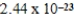 <strong>Which of the following represents the change in entropy for a system going from 142 possible microstates to 830 possible microstates? (k = 1.381 × 10<sup>-23</sup> J/K)</strong> A) J/K B) J/K C) − J/K D) J/K E) − J/K