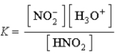 Write a balanced chemical equation which corresponds to the following equilibrium constant expression.