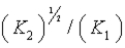 <strong>Given the equilibrium constants for the following reactions: 4Cu(s)+ O<sub>2</sub>(g) 2Cu<sub>2</sub>O(s),K<sub>1</sub><sub> </sub>4CuO(s) 2Cu<sub>2</sub>O(s)+ O<sub>2</sub>(g),K<sub>2</sub> What is K for the system 2Cu(s)+ O<sub>2</sub>(g) 2CuO(s) Equivalent to?</strong> A) B) C) (K<sub>1</sub>)(K<sub>2</sub>) D) E)