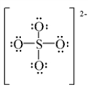 <strong>Which of the following is the correct Lewis structure for the sulfate ion?</strong> A) B) C) D) E)