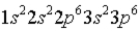<strong>What is the ground-state electron configuration of the chloride ion?</strong> A) B) C) D) E)