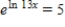 <strong>Solve the following equation for x. </strong> A) B) C) D) E)