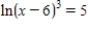 <strong>Solve the following equation for x. </strong> A) B) C) D) E)no solution