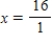 <strong>Solve the following equation for x. </strong> A) B) C) D) E)no solution