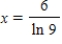 <strong>Solve the following equation for x. </strong> A) B) C) D) E)
