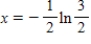 <strong>Solve the following equation for x. </strong> A) B) C) D) E)