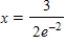 <strong>Solve the following equation for x. </strong> A) B) C) D) E)