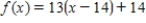 Use the Horizontal Line Test to determine whether the following statement is true or false. The function is one-to-one on its entire domain and therefore has an inverse function. 