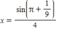 <strong>Solve the following equation for x. </strong> A) B) C) D) E)