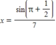 <strong>Solve the following equation for x. </strong> A) B) C) D) E)