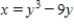 Sketch the graph of the equation: ​   ​