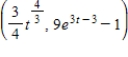 <strong>The velocity vector of a particle in the xy-plane is for all real t.If the position of the particle at is ,then the position vector of the particle is </strong> A) B) C) D)