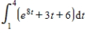 <strong>A particle moves in the xy-plane so that its velocity for time is given by the parametric equations and . An expression for the distance traveled by the particle on the interval is </strong> A) B) C) D)