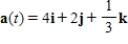 <strong>The position vector describes the path of an object moving in space.Find the acceleration of the object. </strong> A) B) C) D) E) 