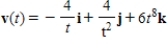 <strong>The position vector describes the path of an object moving in space.Find the velocity v(t)of the object. </strong> A) B) C) D) E) 