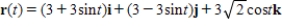 <strong>Find a vector-valued function,using the given parameter,to represent the intersection of the surfaces given below. Surfaces Parameter </strong> A) B) C) D) E) 