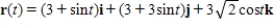 <strong>Find a vector-valued function,using the given parameter,to represent the intersection of the surfaces given below. Surfaces Parameter </strong> A) B) C) D) E) 