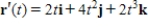 <strong>Find r' (t)given the following vector function. </strong> A) B) C) D) E) 