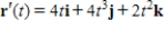 <strong>Find r' (t)given the following vector function. </strong> A) B) C) D) E) 