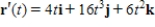 <strong>Find r' (t)given the following vector function. </strong> A) B) C) D) E) 