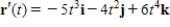 <strong>Find r' (t)given the following vector function. </strong> A) B) C) D) E) 