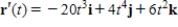 <strong>Find r' (t)given the following vector function. </strong> A) B) C) D) E) 