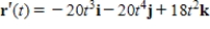 <strong>Find r' (t)given the following vector function. </strong> A) B) C) D) E) 