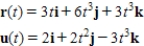 <strong>Use the properties of the derivative to find given the following vector-valued functions. </strong> A) B) C) D) E)