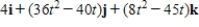 <strong>Use the properties of the derivative to find given the following vector-valued functions. </strong> A) B) C) D) E) 