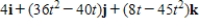 <strong>Use the properties of the derivative to find given the following vector-valued functions. </strong> A) B) C) D) E) 