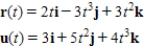 <strong>Use the properties of the derivative to find given the following vector-valued functions. </strong> A) B) C) D) E) 