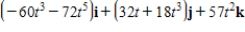 <strong>Use the properties of the derivative to find given the following vector-valued functions. </strong> A) B) C) D) E) 