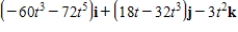 <strong>Use the properties of the derivative to find given the following vector-valued functions. </strong> A) B) C) D) E) 