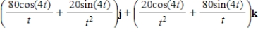<strong>Use the properties of the derivative to find given the following vector-valued functions. </strong> A) B) C) D) E) 