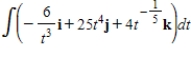 <strong>Find the indefinite integral below. Do not include an arbitrary constant vector. </strong> A) B) C) D) E)