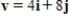 <strong>Find the vector v whose initial and terminal points are given below. (5)5,2.1), (9.5,6.1) </strong> A) B) C) D) E)