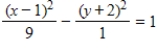Find the center,foci,and vertices of the hyperbola. ​   ​
