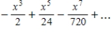 <strong>Which of the following series is the power series expansion for .</strong> A) B) C) D)