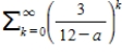 <strong>What are all values of a for which the series converges? </strong> A) B) C) D)