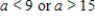 <strong>What are all values of a for which the series converges? </strong> A) B) C) D)