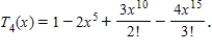 Let be a function that is differentiable for all .The Taylor expansion for about is given by The first four nonzero terms of are given by Show that converges for all .