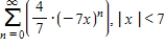 <strong>Find a geometric power series for the function centered at 0, (i)by the technique shown in Examples 1 and 2 and (ii)by long division. </strong> A) B) C) D) E)