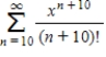 <strong>Write an equivalent series of the series with the index of summation beginning at . </strong> A) B) C) D) E)