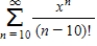 <strong>Write an equivalent series of the series with the index of summation beginning at . </strong> A) B) C) D) E)