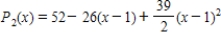 <strong>Consider the function and its second-degree polynomial at .Compute the value of and Round your answer to four decimal places. </strong> A) B) C) D) E)