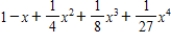 <strong>Find the Maclaurin polynomial of degree 4 for the function. </strong> A) B) C) D) E)