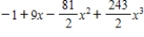 <strong>Find the Maclaurin polynomial of degree 3 for the function. </strong> A) B) C) D) E)
