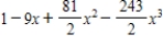 <strong>Find the Maclaurin polynomial of degree 3 for the function. </strong> A) B) C) D) E)