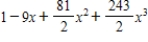 <strong>Find the Maclaurin polynomial of degree 3 for the function. </strong> A) B) C) D) E)